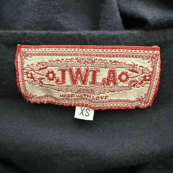 Johnny Was Black Knit Embroidered Mini Dress Womens XS Boho Vacation Summer - Picture 8 of 10